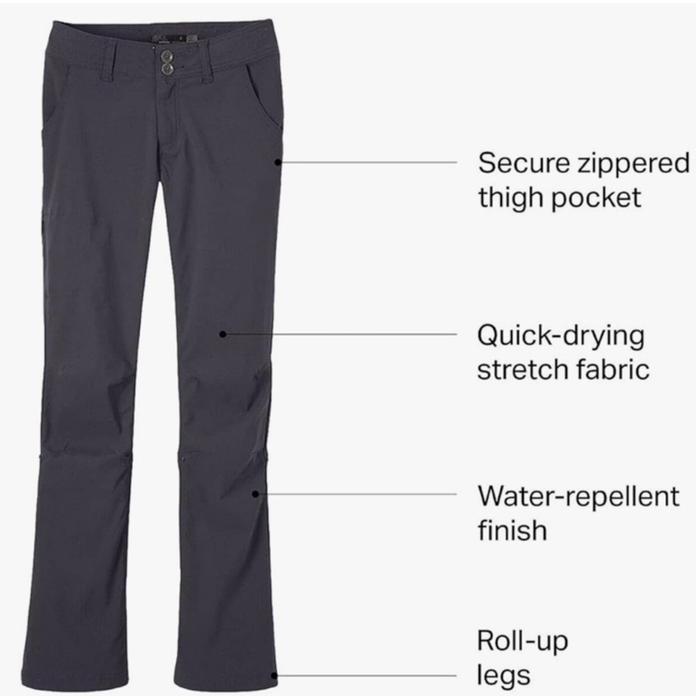 Prana Halle Pants in Coal